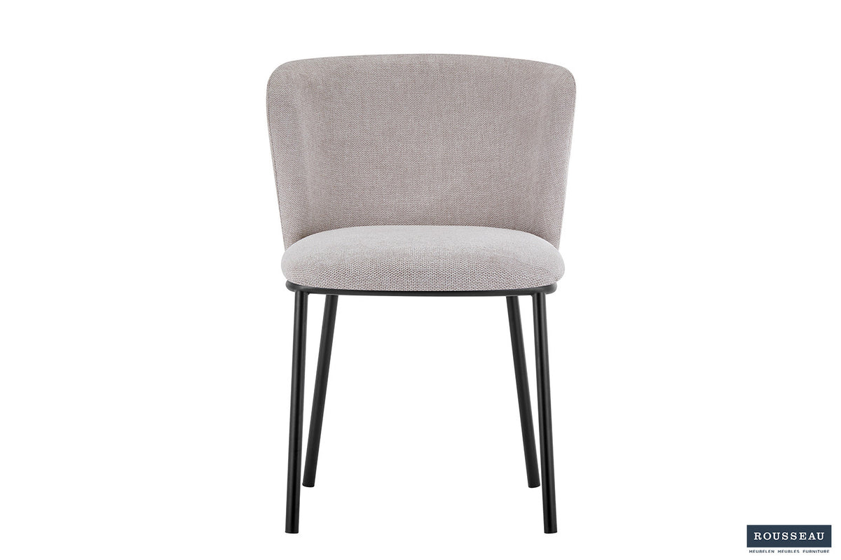Stoel Arthur Stof Beige – aanzicht 3