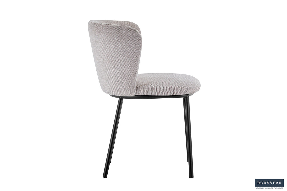 Stoel Arthur Stof Beige – aanzicht 5