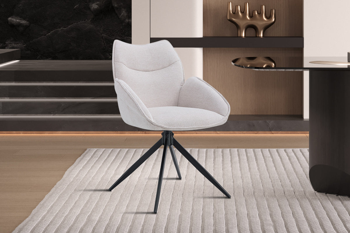 Stoel 'Mahi' Draaibaar tot 0 Stof Ote Share 101 Beige - afbeelding 2