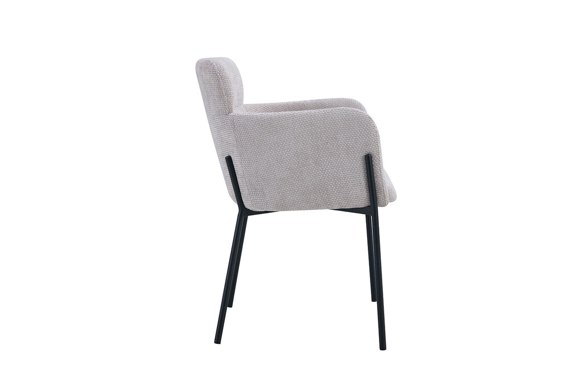 Stoel Naomi Stof Beige – aanzicht 6