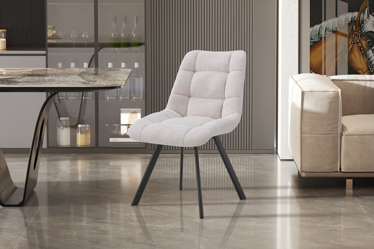 Stoel 'Lizzy' Stof Ote Share 101 Beige - afbeelding 2