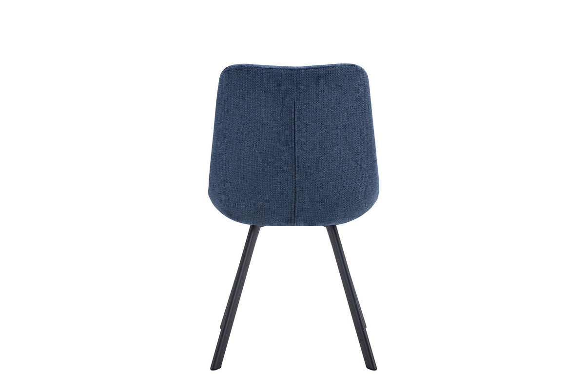 Stoel Lizzy Stof Blauw – aanzicht 6