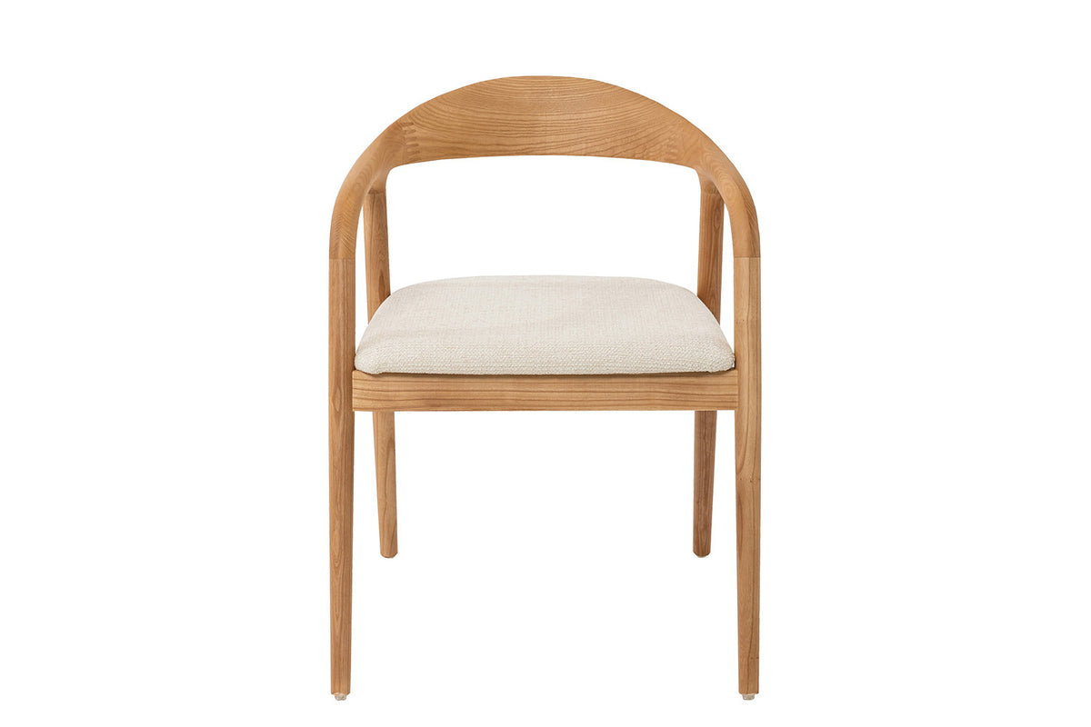 Stoel Claire Essenhout Naturel Beige Gemonteerd – aanzicht 4