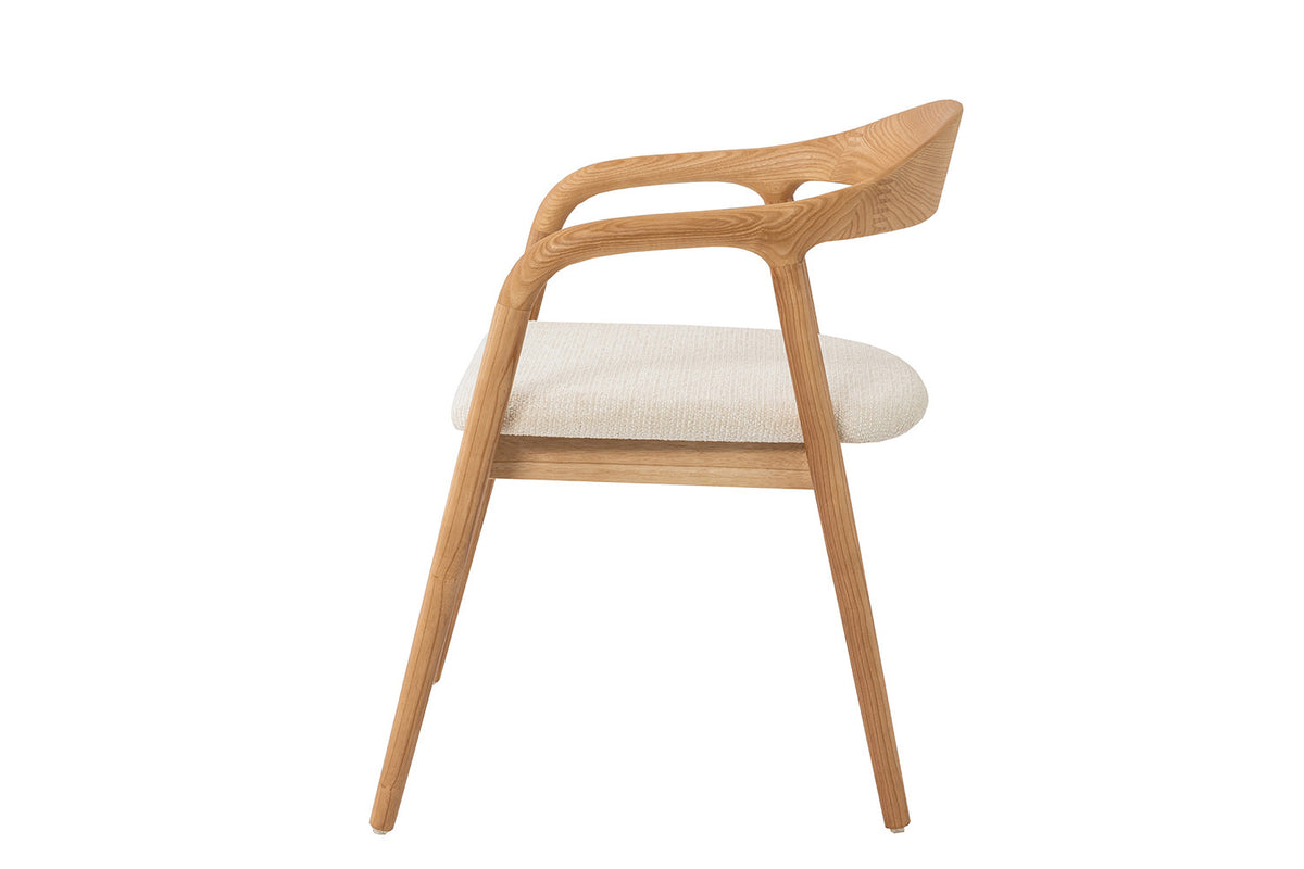 Stoel Claire Essenhout Naturel Beige Gemonteerd – aanzicht 6
