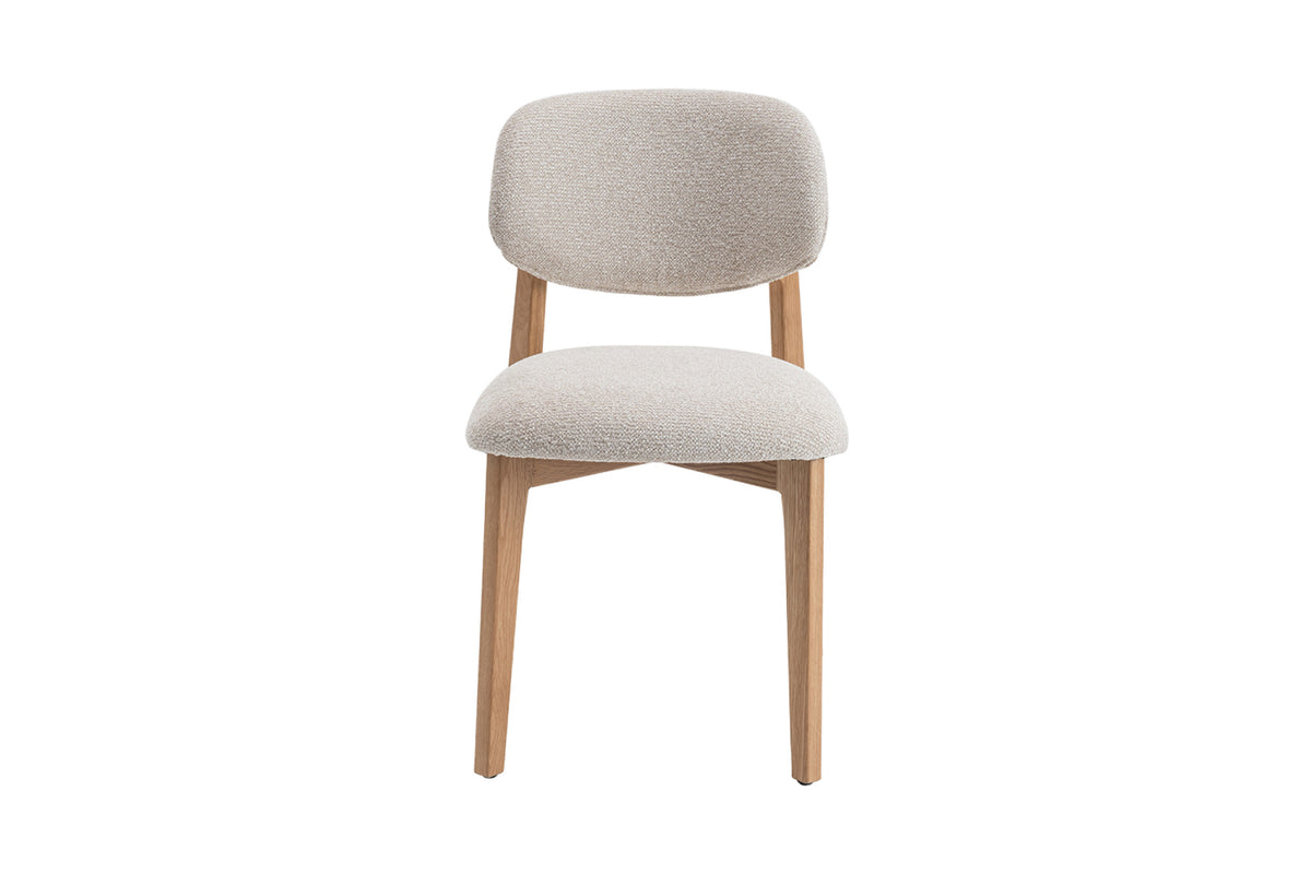 Stoel Carmen Naturel Eik Beige Gemonteerd – aanzicht 4