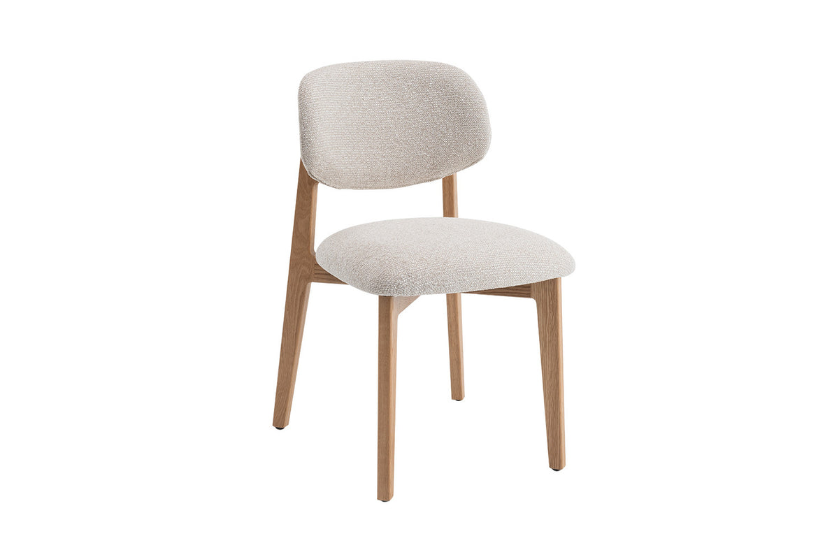 Stoel Carmen Naturel Eik Beige Gemonteerd – aanzicht 5