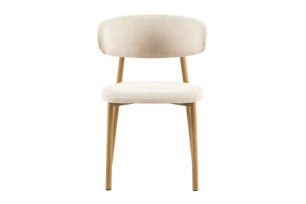 Stoel Coco Naturel - Stof Beige – aanzicht 4