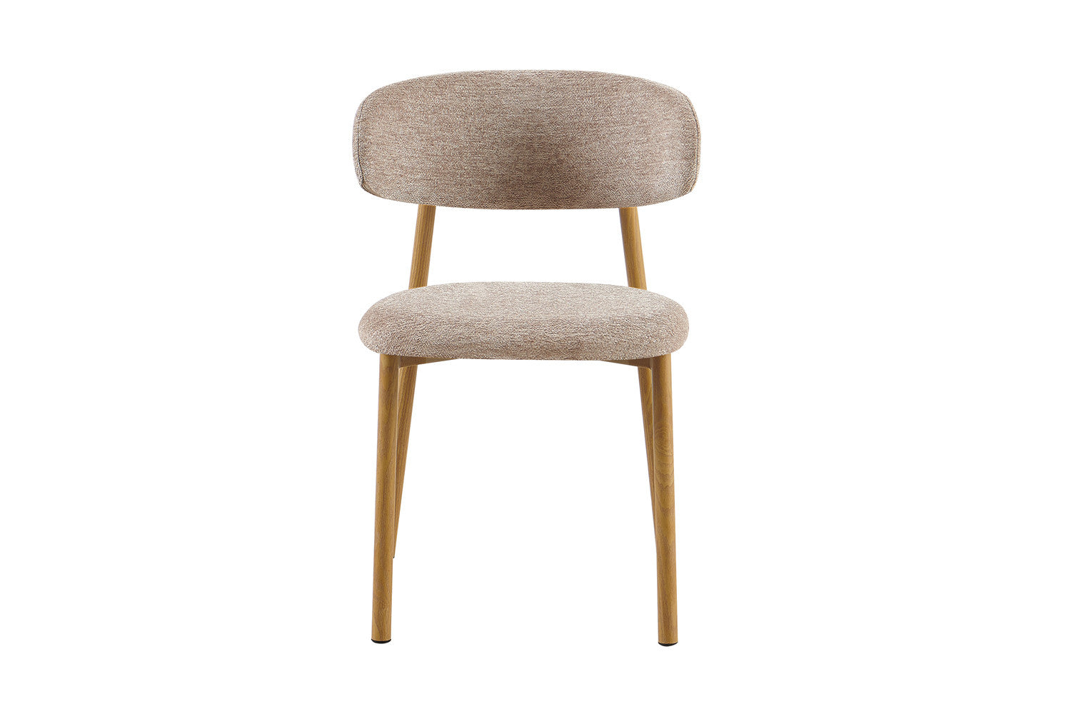 NEW - Stoel 'Coco' Naturel - Stof Fabb Raven 30 Zand - afbeelding 4