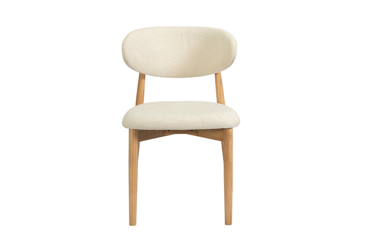 Stoel Clara Essenhout Naturel Beige Gemonteerd – aanzicht 4