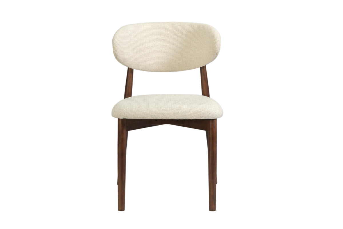 Stoel Clara Essenhout Walnoot Beige Gemonteerd – aanzicht 4