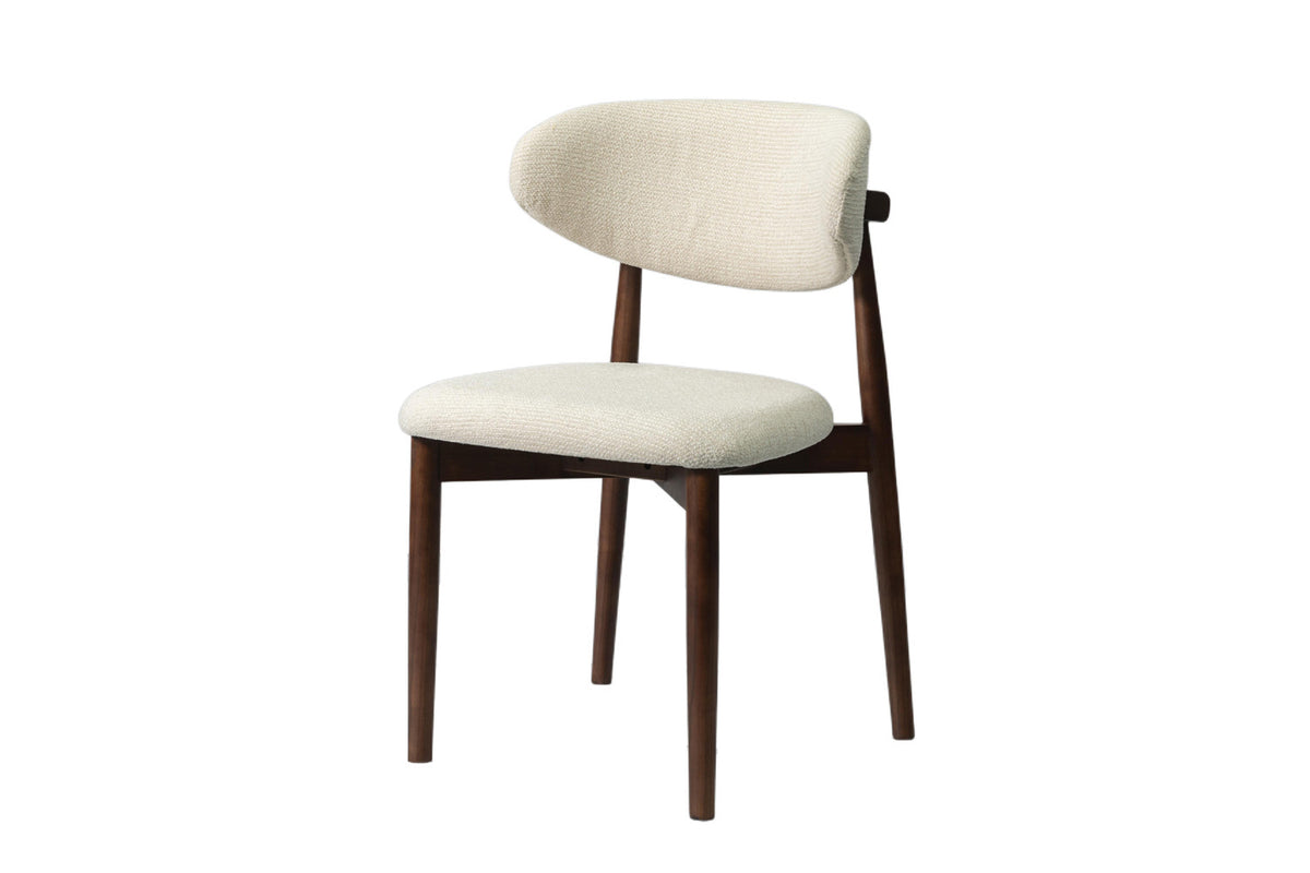 Stoel Clara Essenhout Walnoot Beige Gemonteerd – aanzicht 5