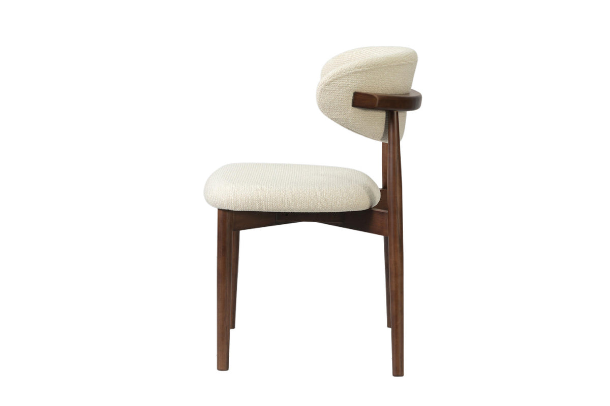 Stoel Clara Essenhout Walnoot Beige Gemonteerd – aanzicht 6