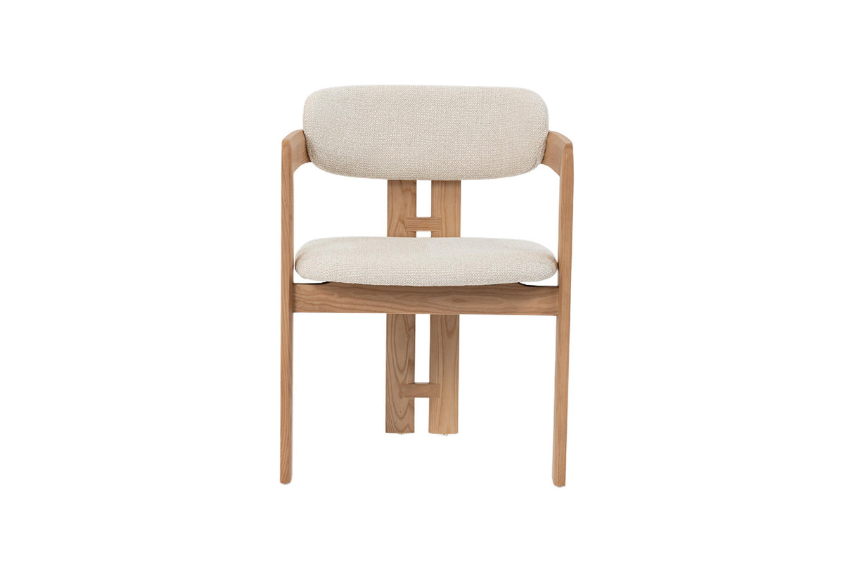 Stoel Camille Essenhout Naturel Beige Gemonteerd – aanzicht 4
