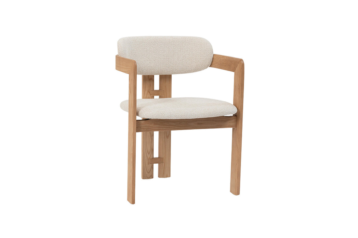 Stoel Camille Essenhout Naturel Beige Gemonteerd – aanzicht 5
