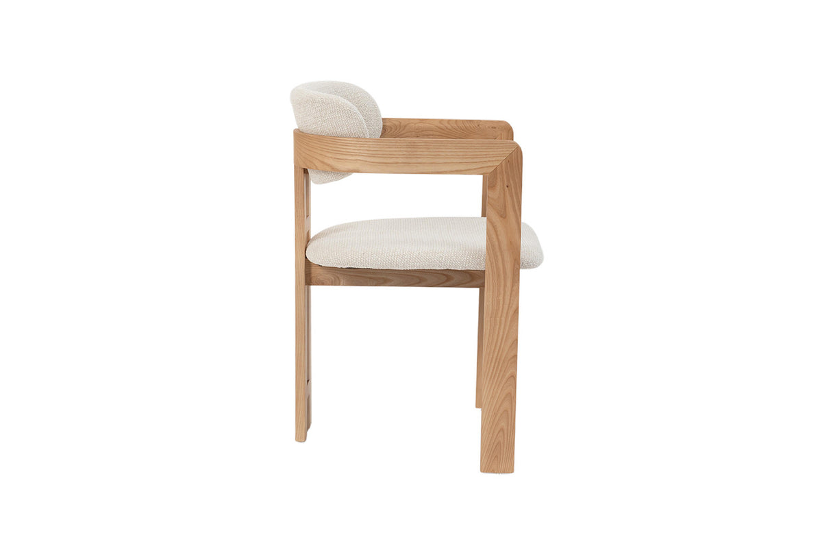 Stoel Camille Essenhout Naturel Beige Gemonteerd – aanzicht 6