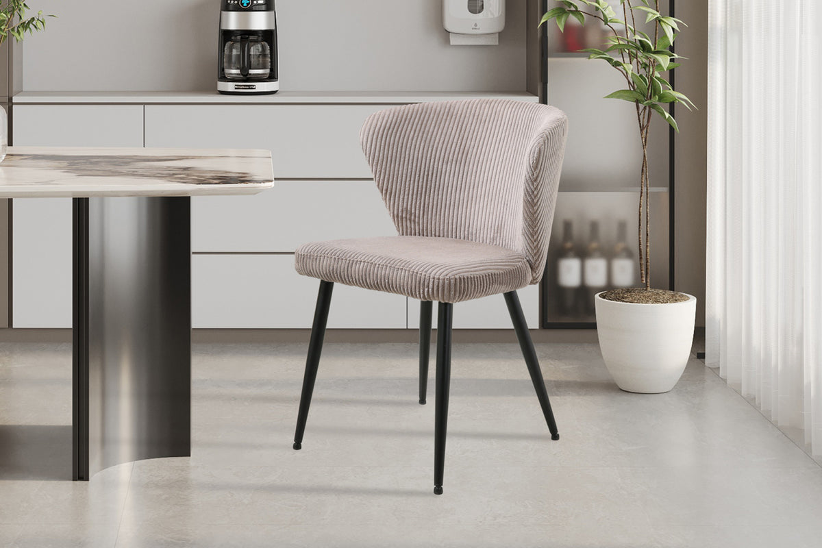 Stoel 'Tornado' Corduroy Fabb Hyper 38 Zand - afbeelding 2