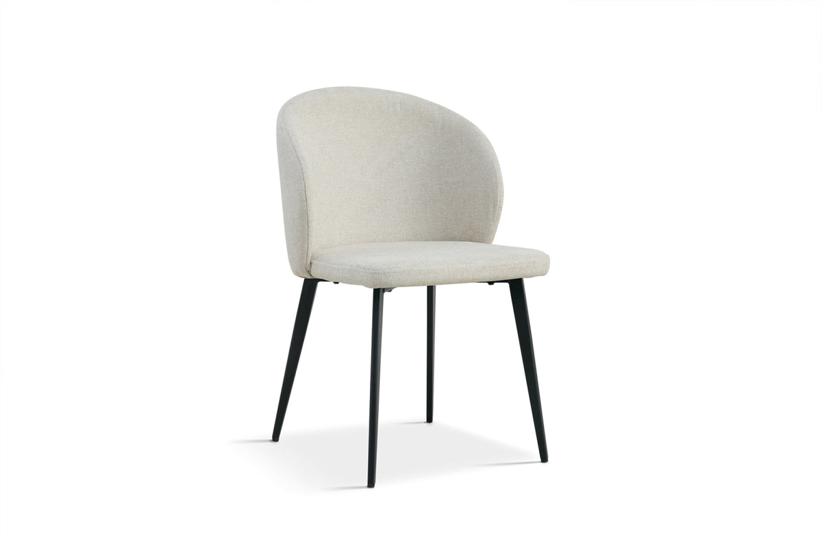 Stoel Toledo Stof Beige – aanzicht 3
