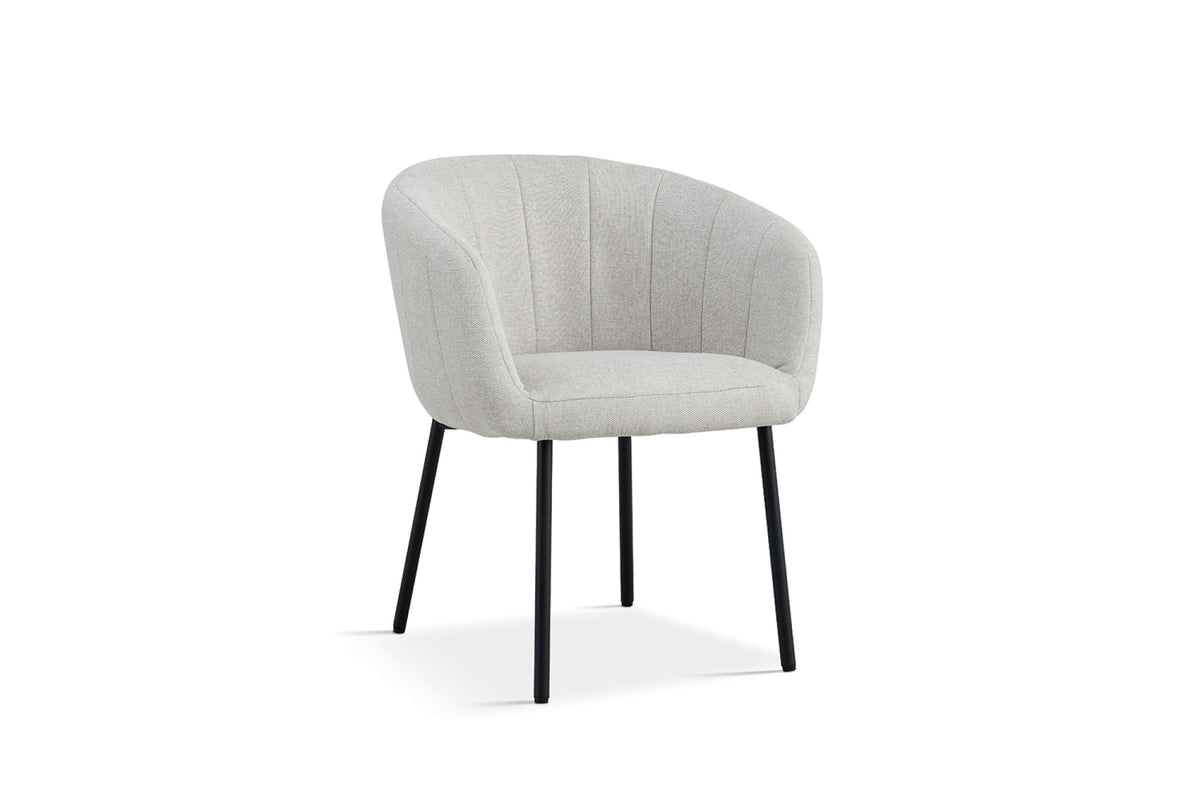 Stoel Sevilla Stof Beige – aanzicht 3
