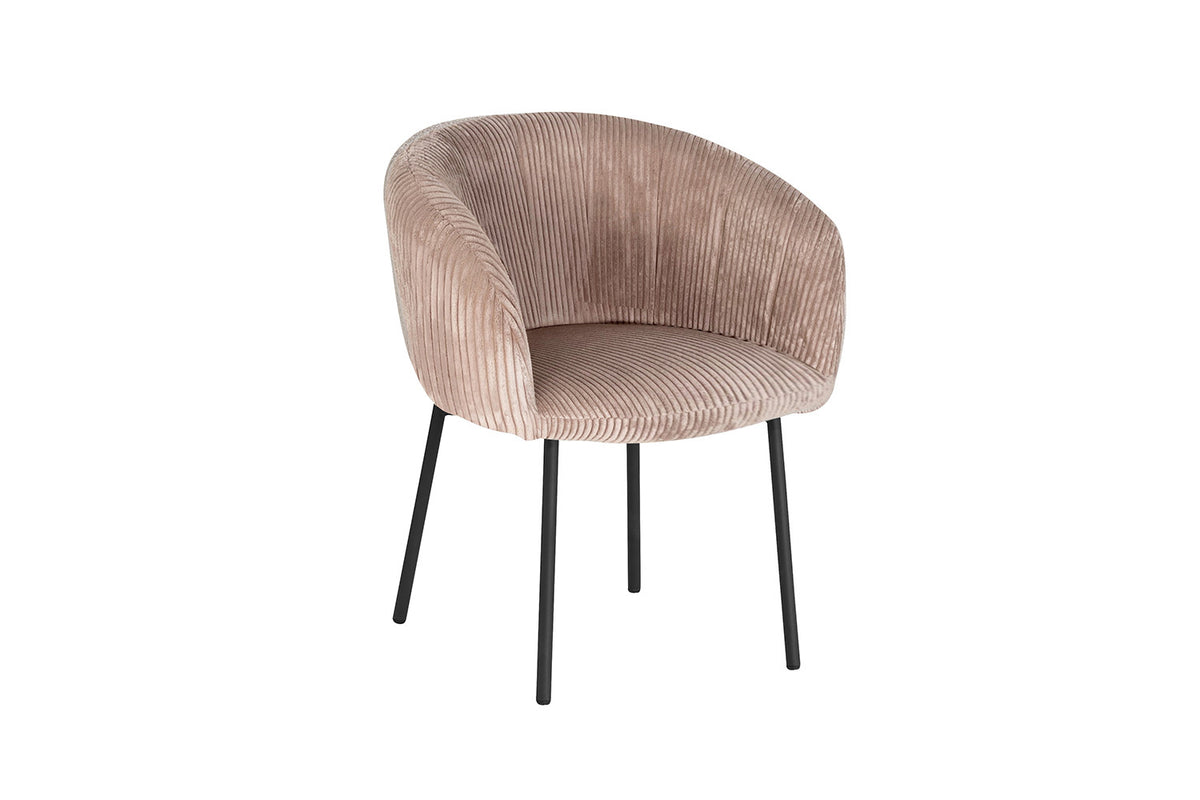 Stoel Sevilla Corduroy Zand – aanzicht 4