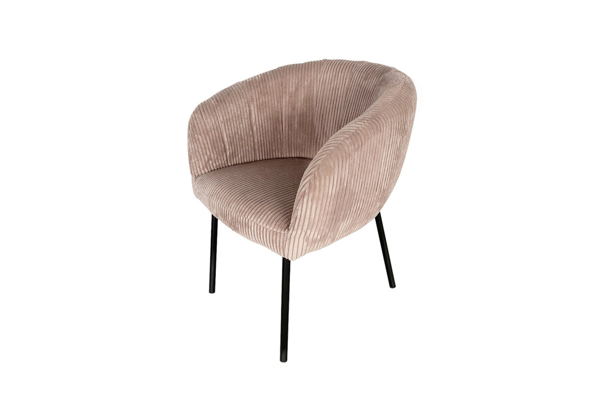 Stoel Sevilla Corduroy Zand – aanzicht 5