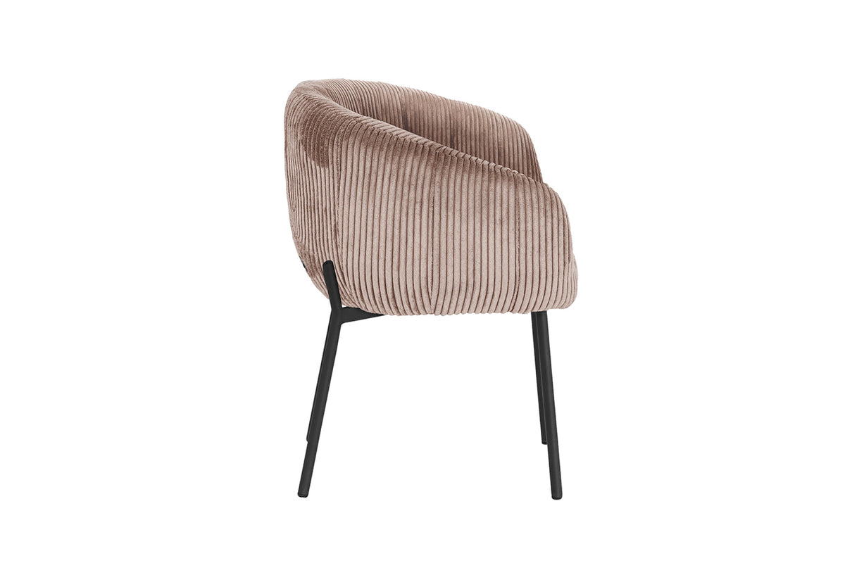 Stoel Sevilla Corduroy Zand – aanzicht 6