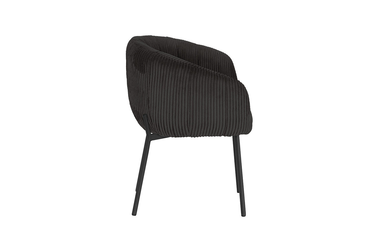 Stoel Sevilla Corduroy Grijs – aanzicht 6
