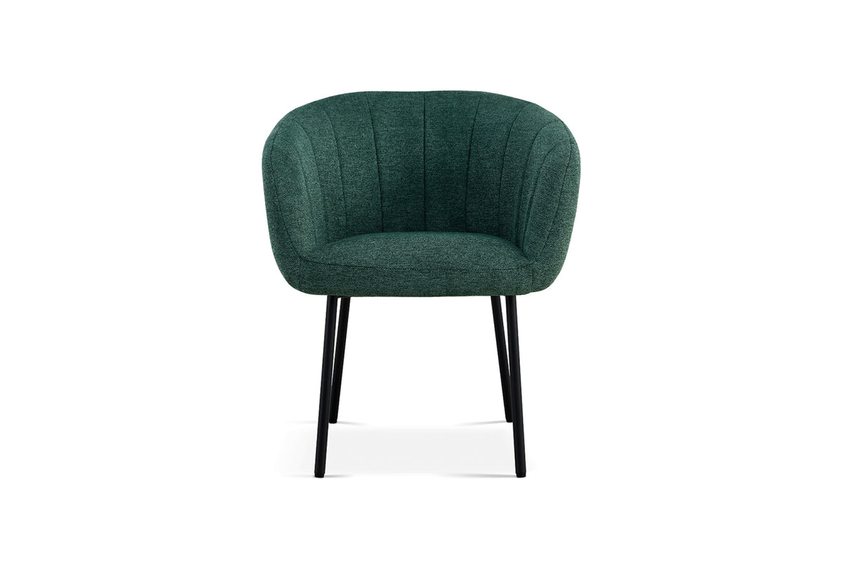 Stoel Sevilla Stof Groen – aanzicht 4