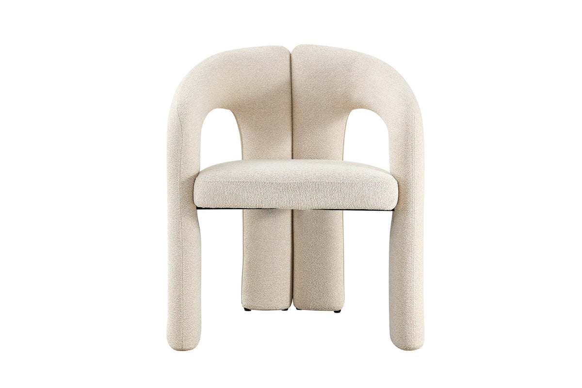 Stoel Beja Stof Beige – aanzicht 4