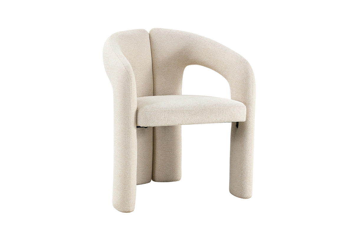 Stoel Beja Stof Beige – aanzicht 5