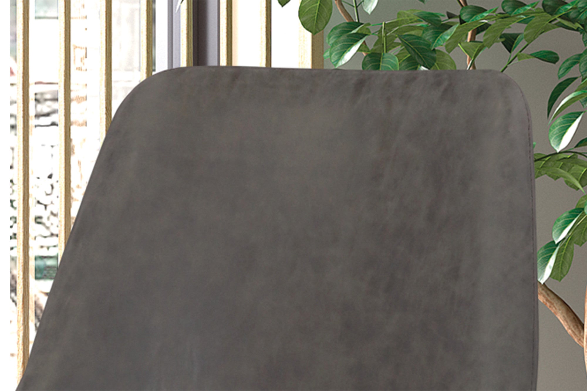 SALE - Stoel 'Mirano' PU Lichtgrijs - afbeelding 2
