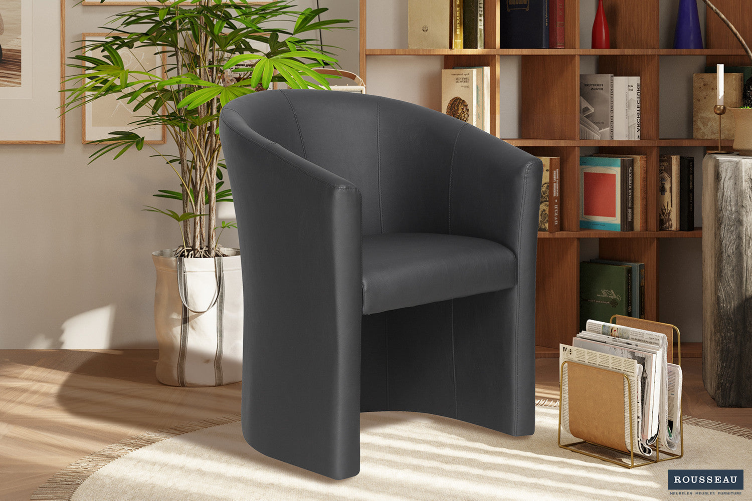 Kuipzeteltje 'Charlie' PU Zwart – Rousseau 9750-1
