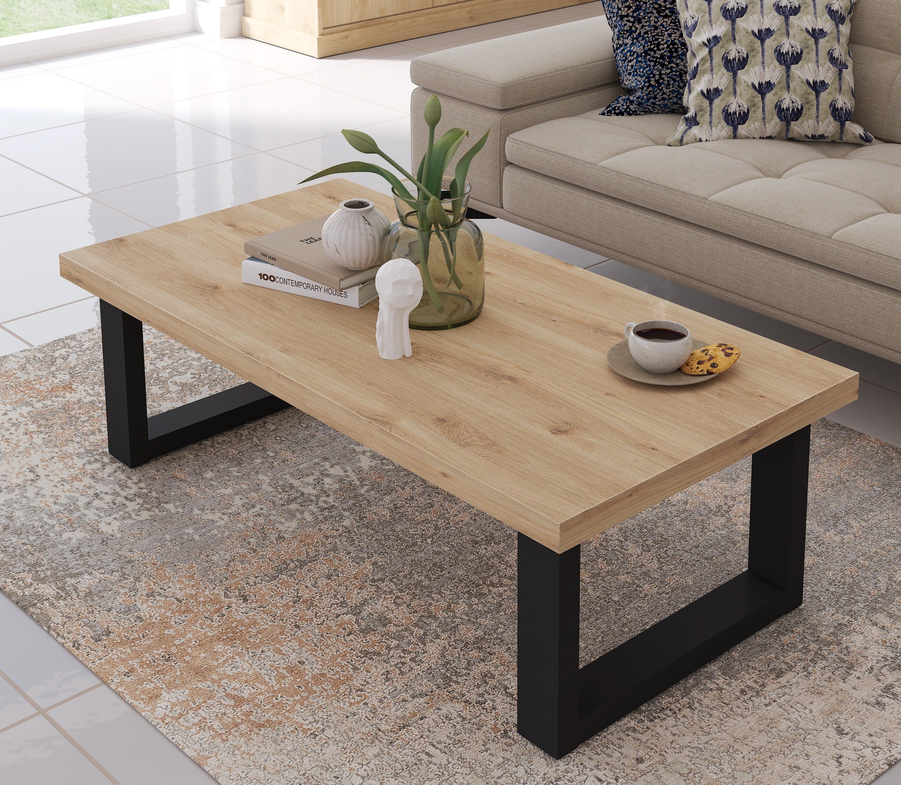 Salontafel Jan - Lichte eik