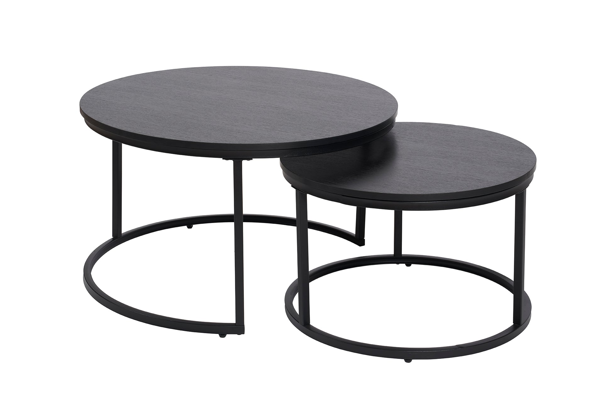 Set van 2 ronde salontafels SL2301 - aanzicht 3
