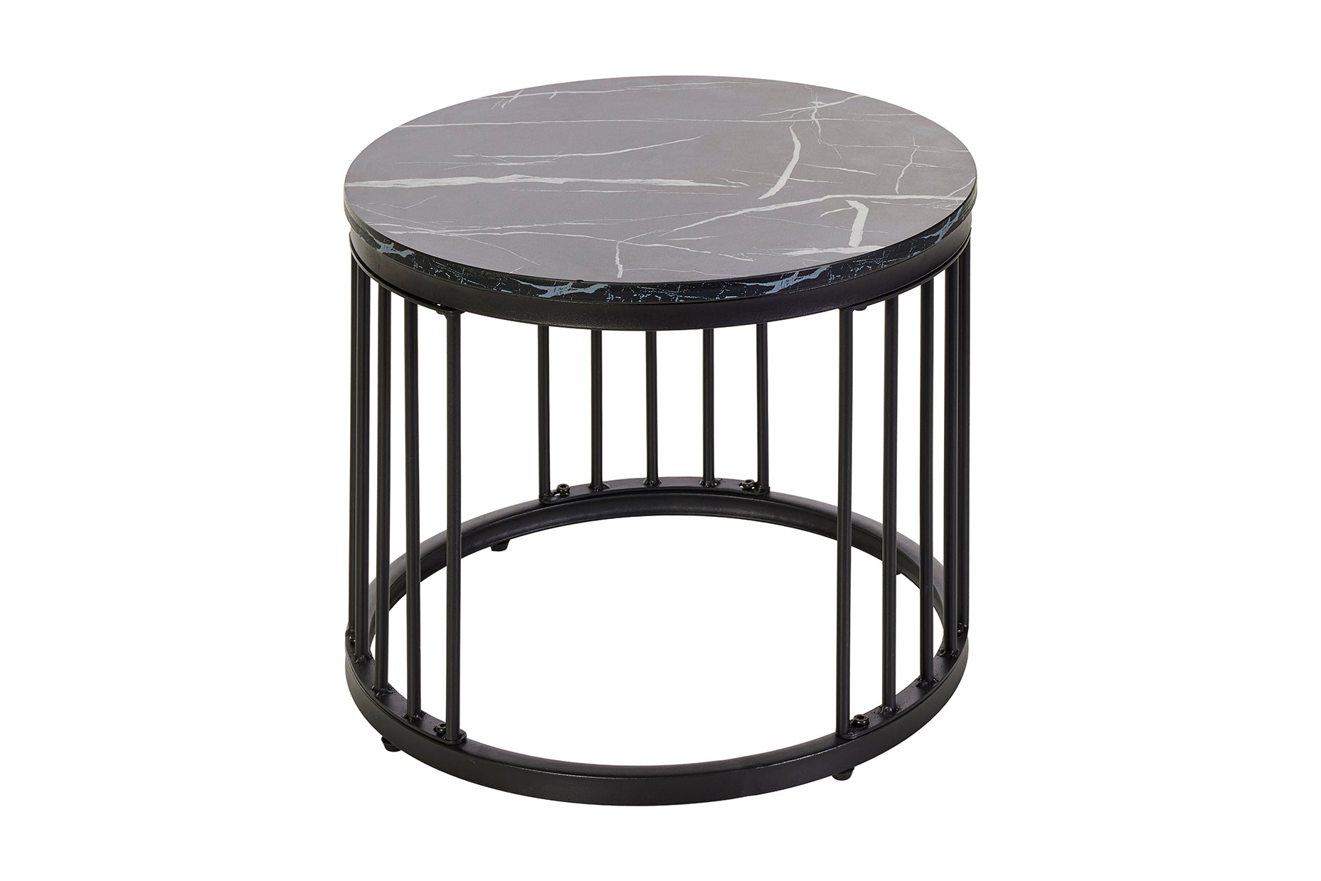 Set van 2 ronde salontafels SL2501 - aanzicht 3