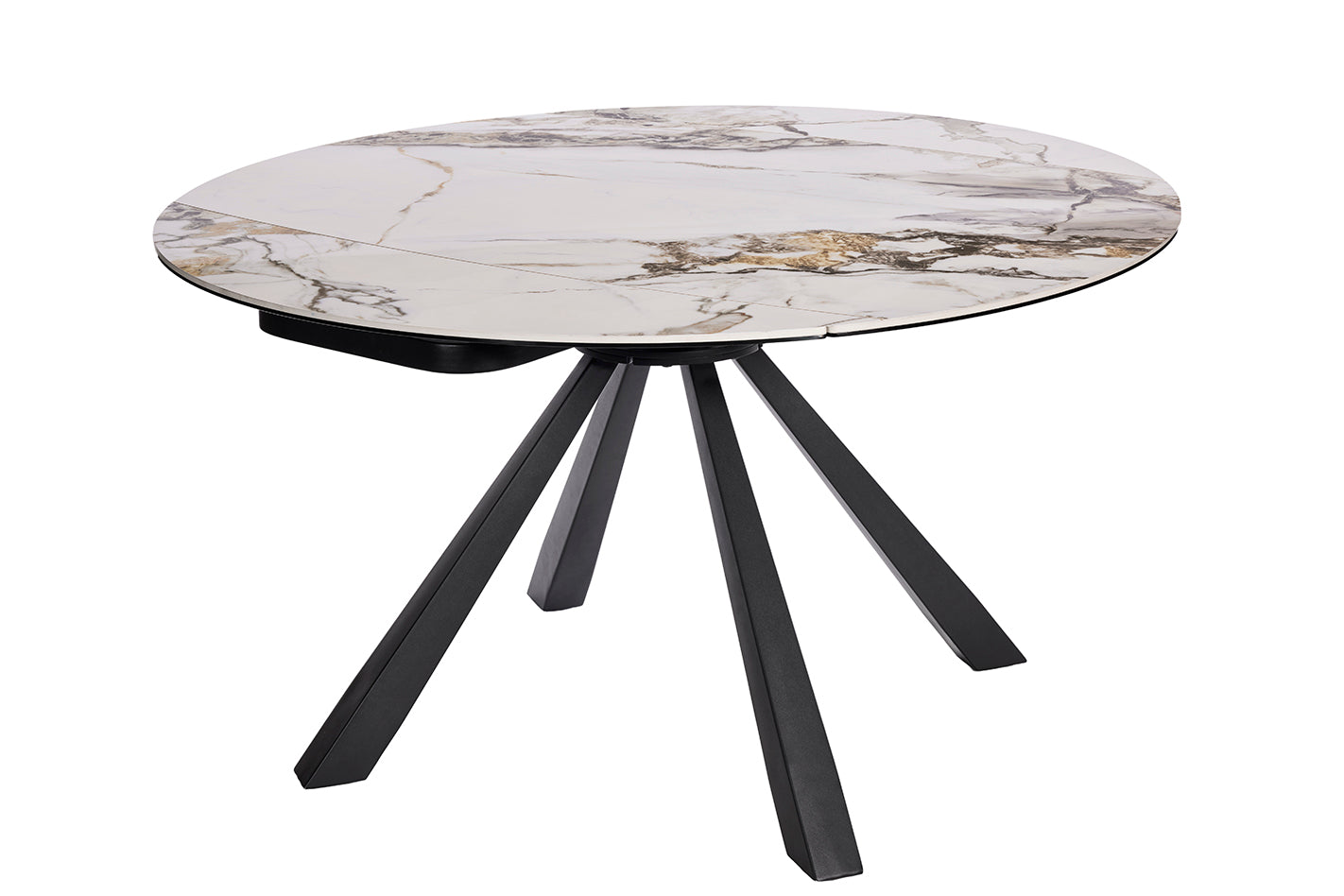 Uitschuifbare ronde keramische tafel TF2508