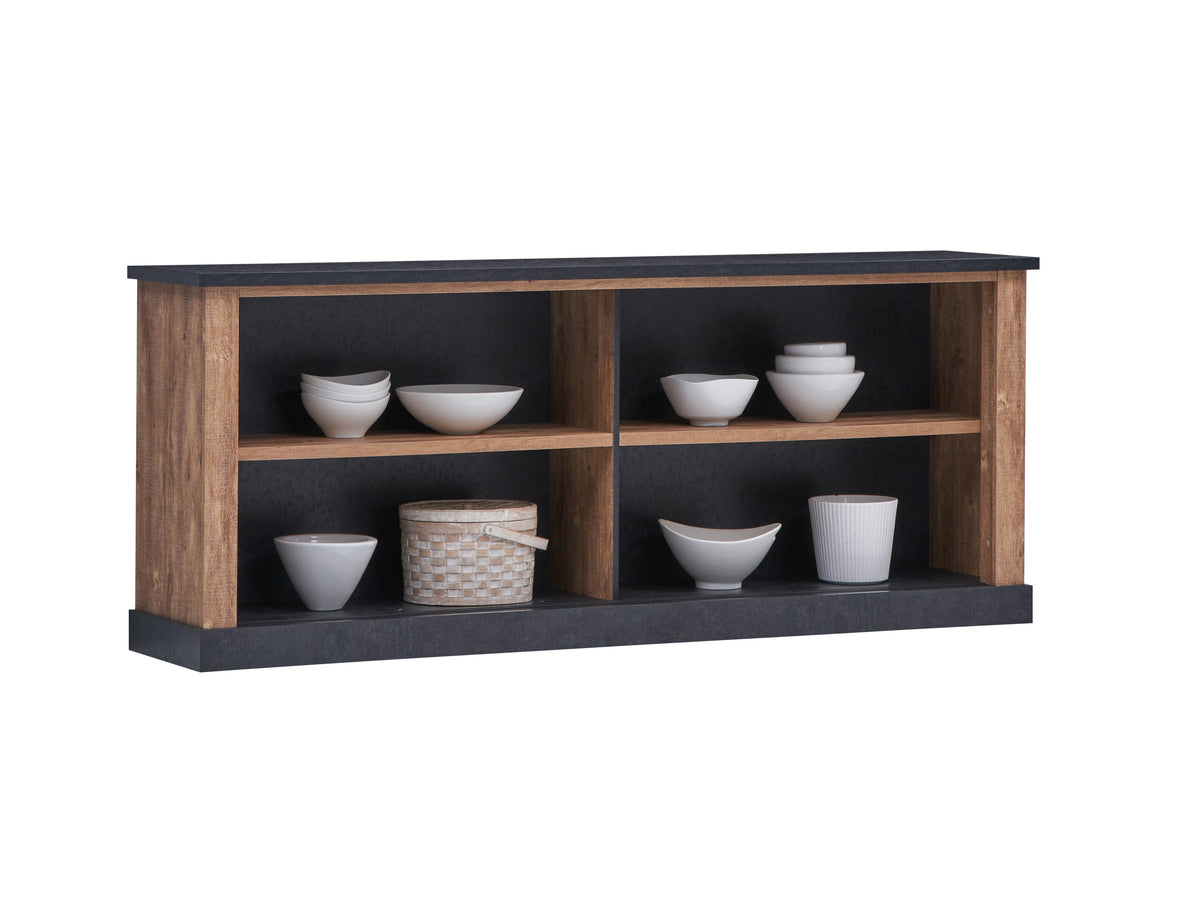 Tine dressoir – 221 cm – open met zicht op de binnenindeling
