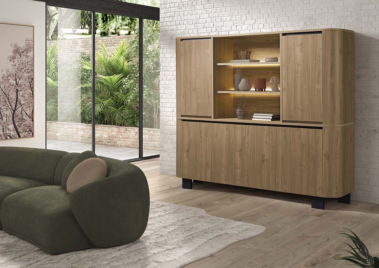 Dressoir Valerio 237 cm - 3 deuren en 3 laden