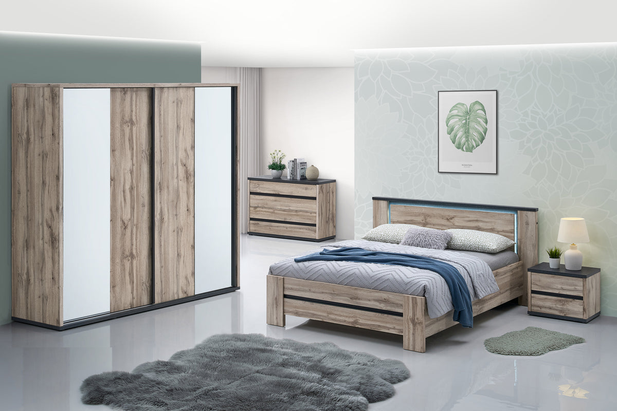 Vera kleerkast – 200 cm – schuifdeuren – productaanzicht