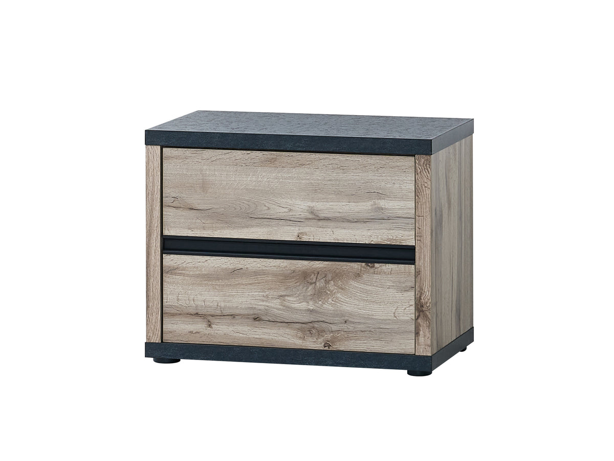 Vera nachttafel – 58 cm – vooraanzicht