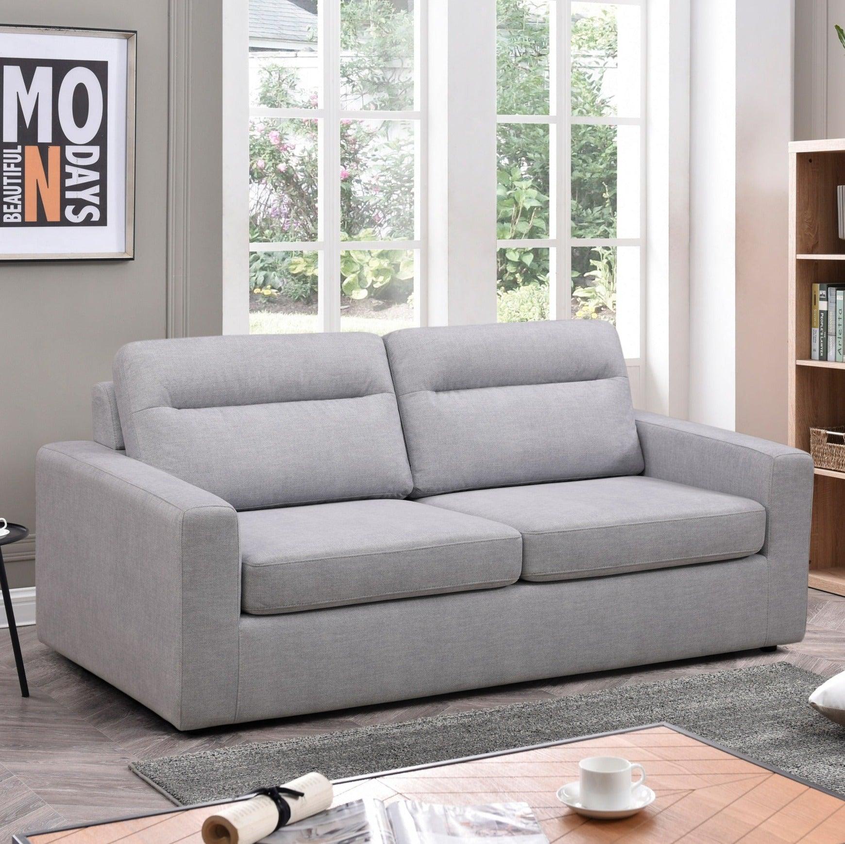 Zetelbed Tifanny - Lichtgrijs - Salon - Meubelen Robbrecht