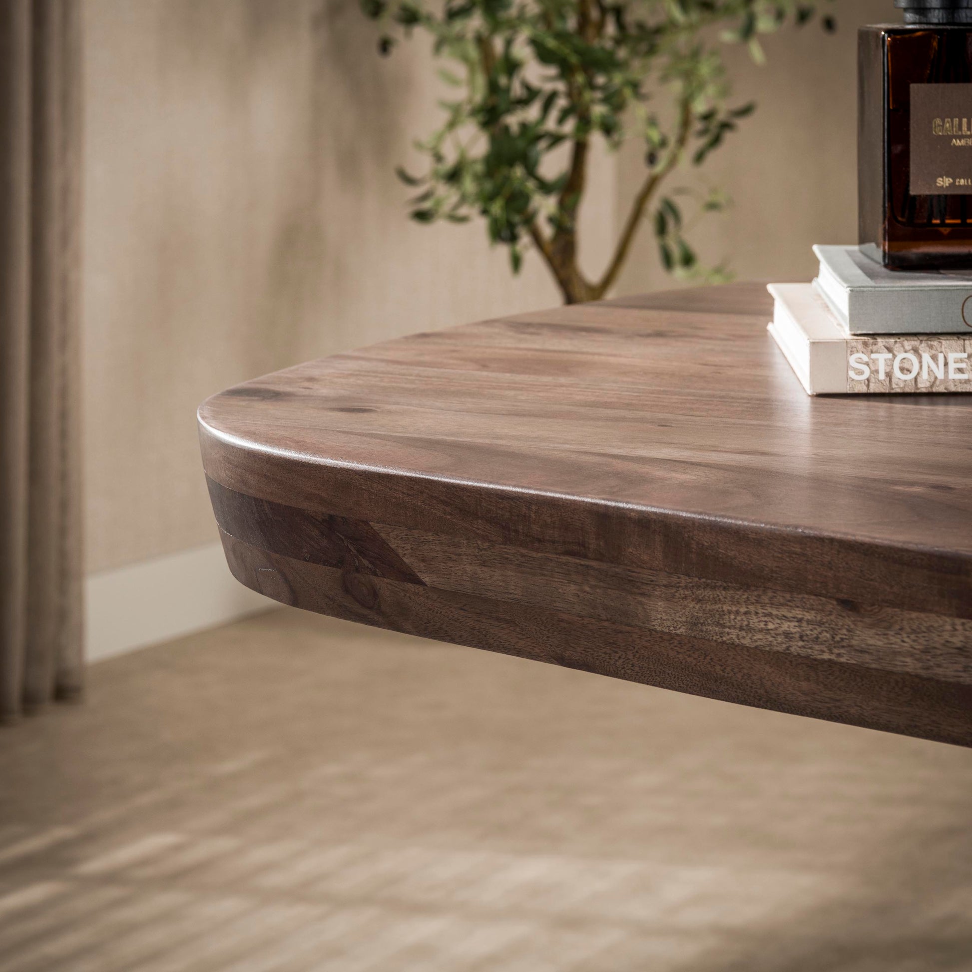 Eettafel Arcadia deens ovaal 240cm / Massief acacia bruin – afbeelding 3