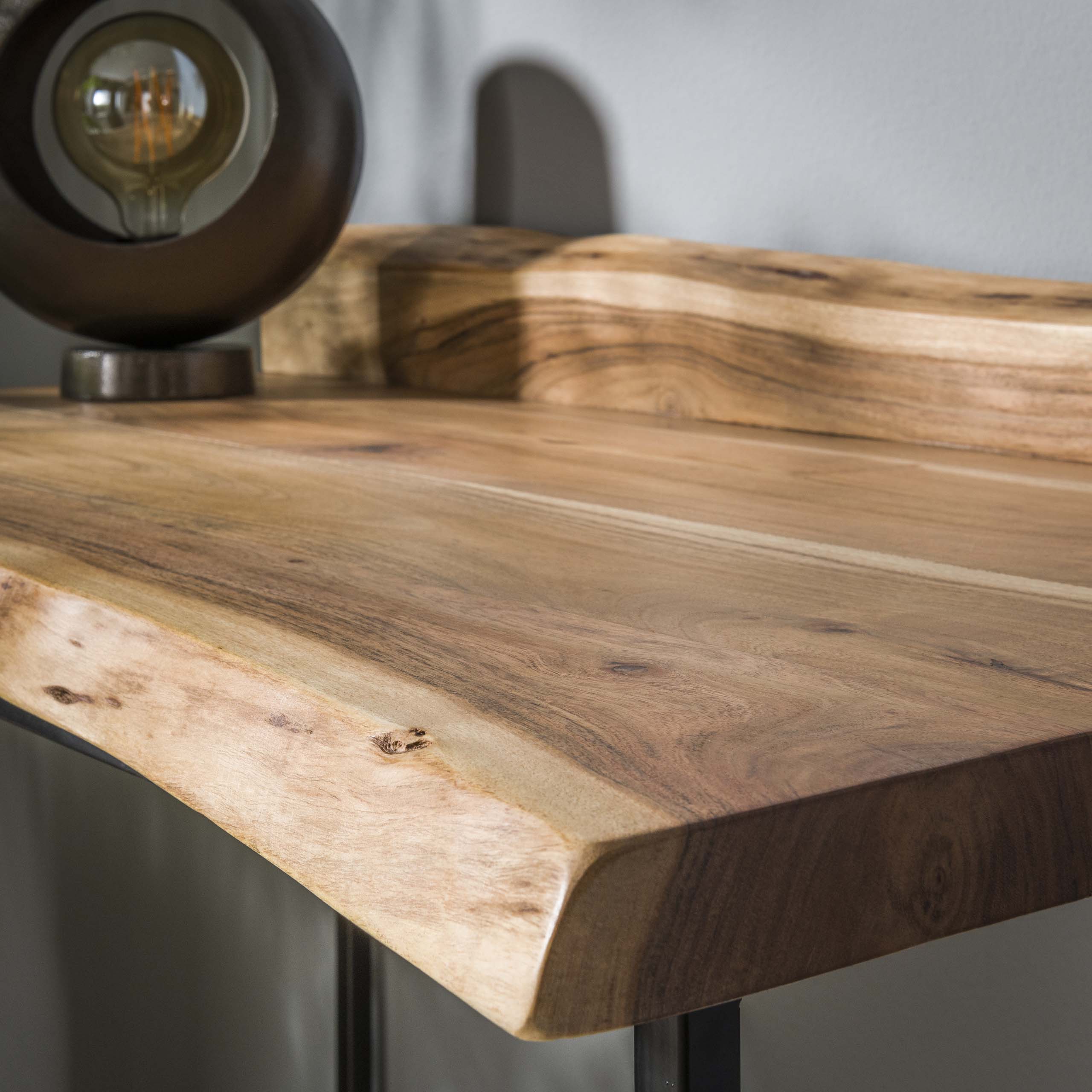 Bureau Live Edge 110x60cm / Massief acacia – afbeelding 2