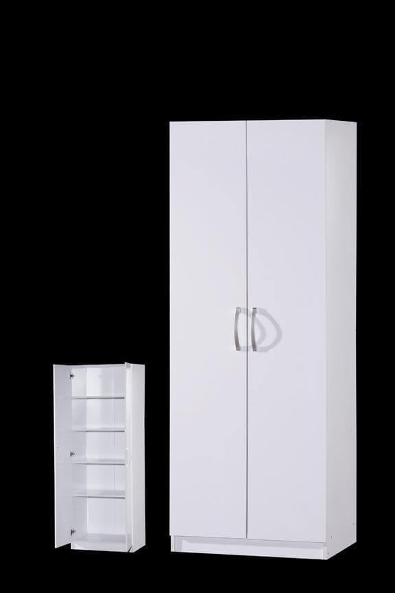 Bergkast Wit 2 deuren 60 CM - Kast - Meubelen Robbrecht