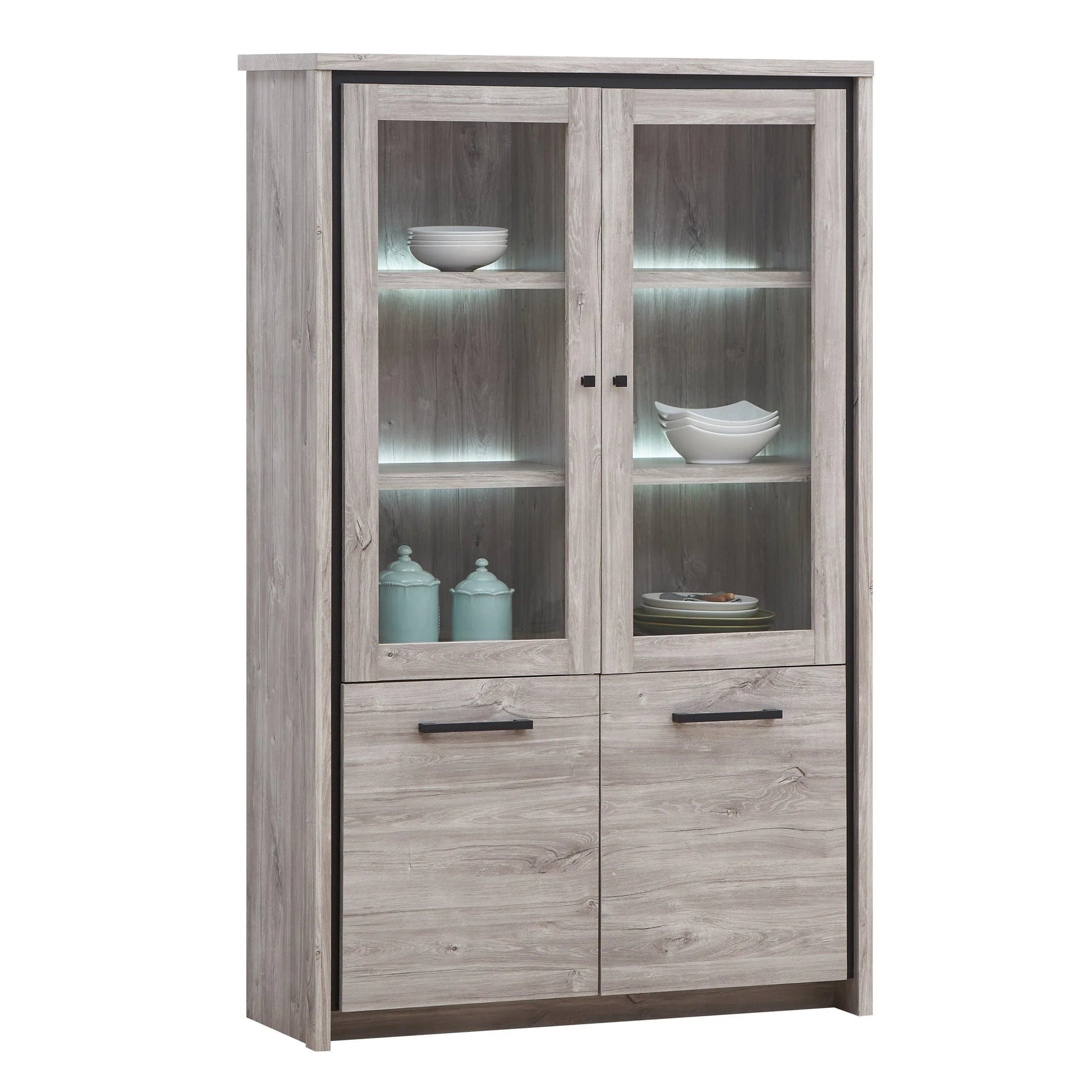 Glaskast Andreas - Vitrine - Meubelen Robbrecht