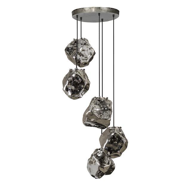 Hanglamp 5 Rock - Decoratie - Meubelen Robbrecht