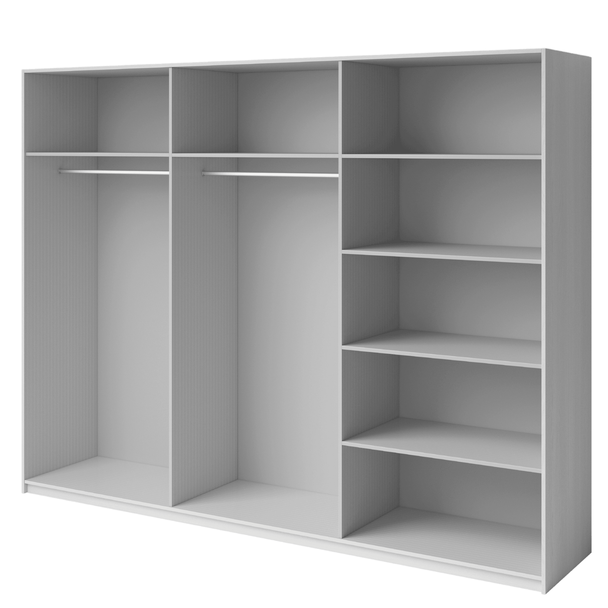 Kleerkast Space wit - Kast - Meubelen Robbrecht