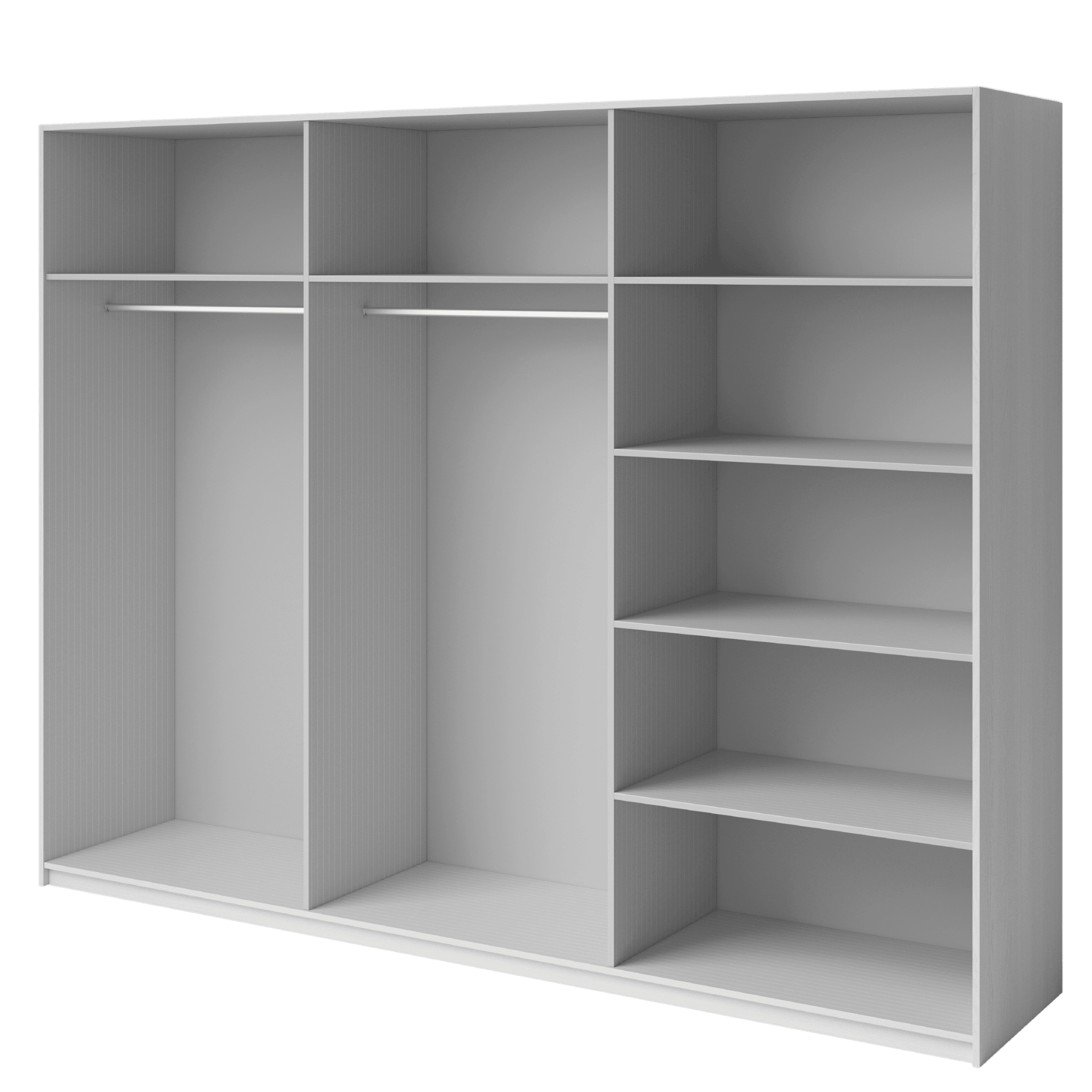 Kleerkast Space wit - Kast - Meubelen Robbrecht