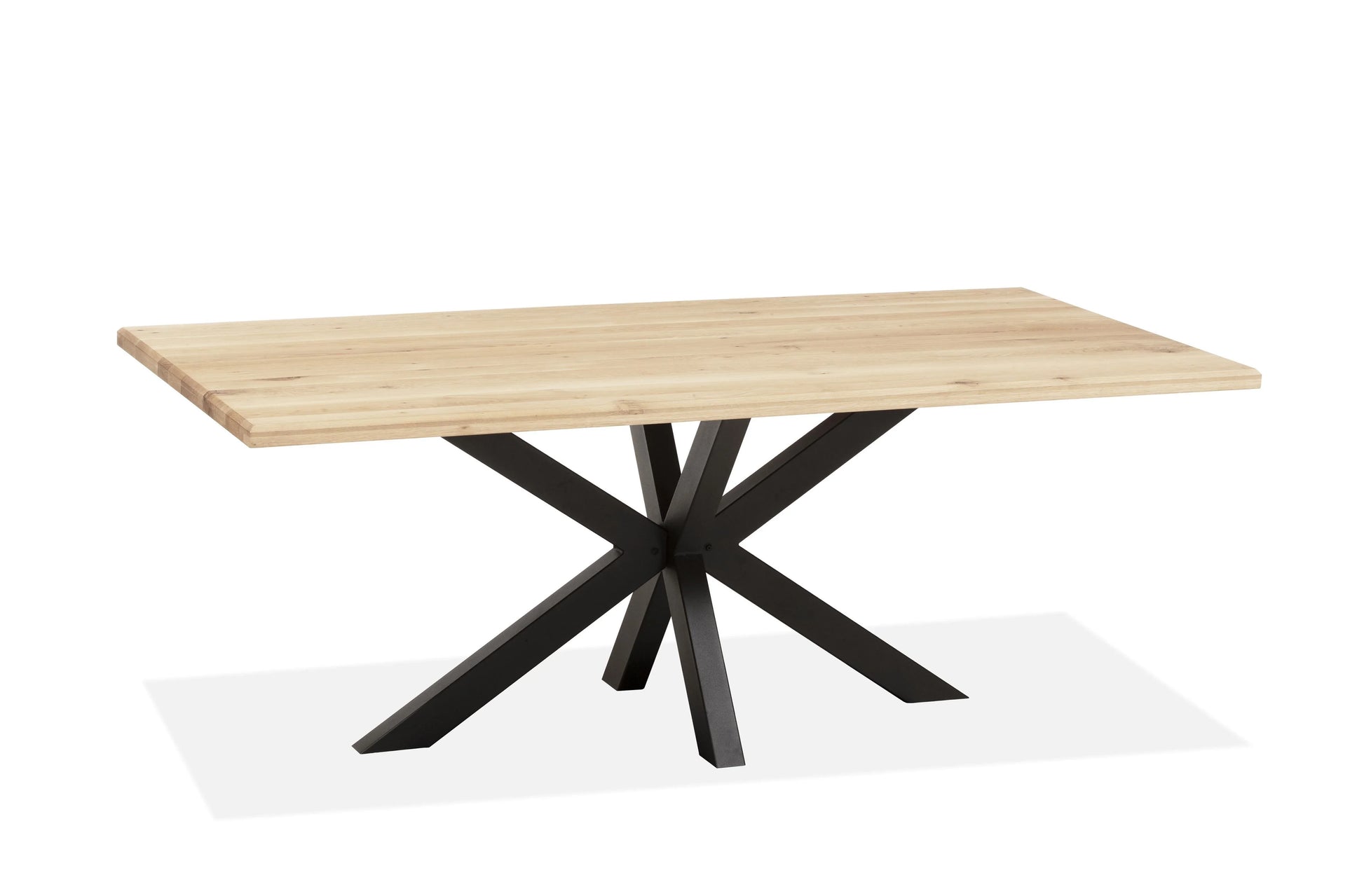 Massief eiken tafel zelf samen te stellen - Eettafel - Meubelen Robbrecht