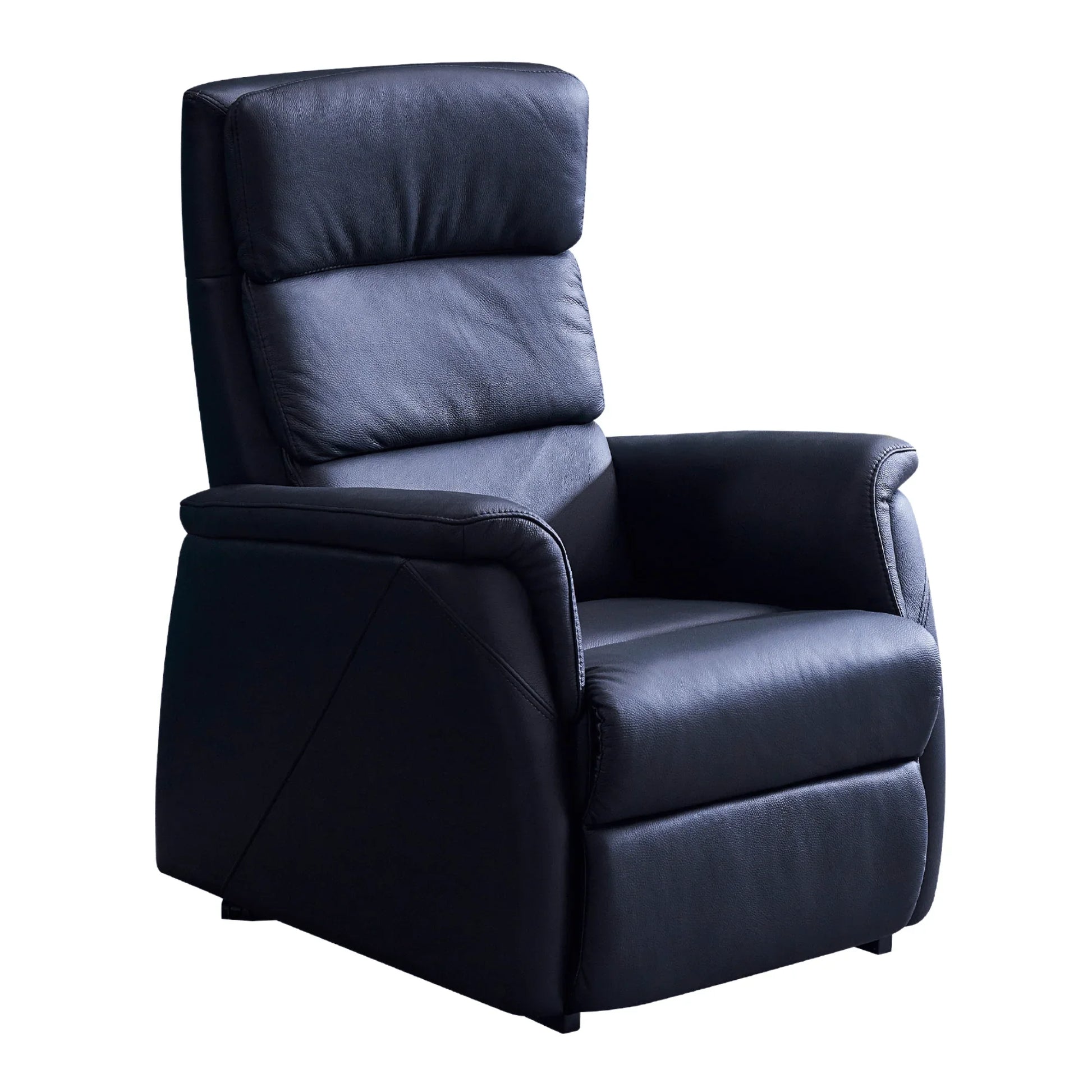 Relax Alma leder zwart - Relax - Meubelen Robbrecht