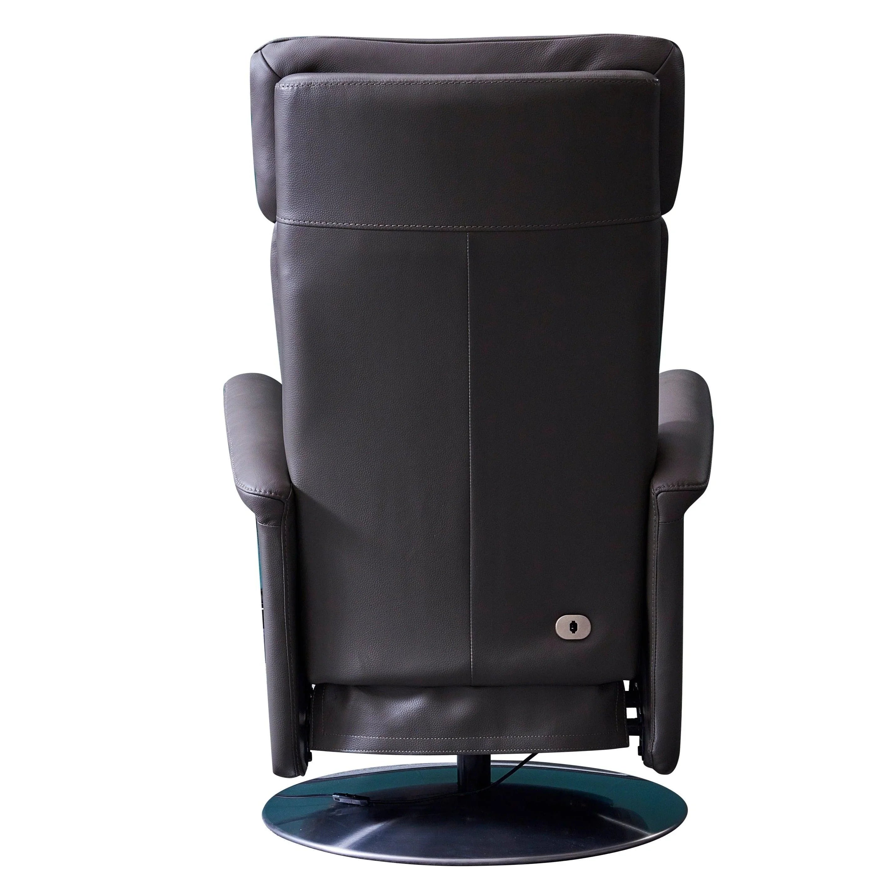 Relax Bardi lichtgrijs leder - Relax - Meubelen Robbrecht